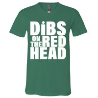 Dibs On The Redhead V-Neck T-Shirt