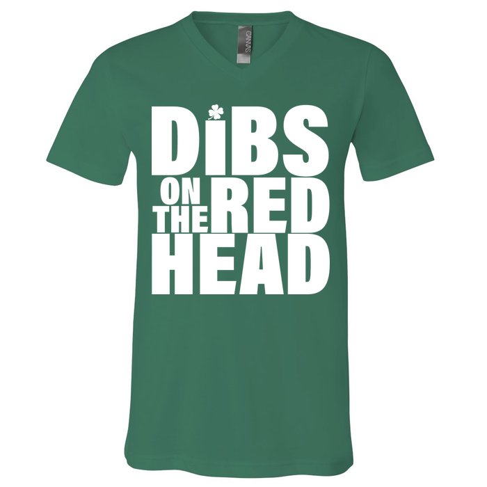 Dibs On The Redhead V-Neck T-Shirt
