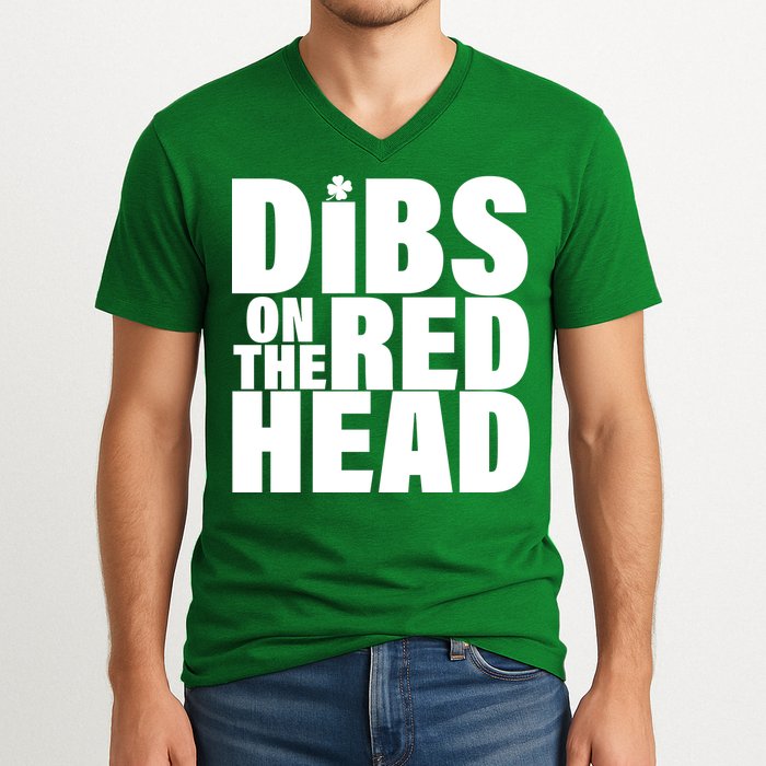 Dibs On The Redhead V-Neck T-Shirt