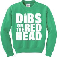 Dibs On The Redhead Kids Sweatshirt