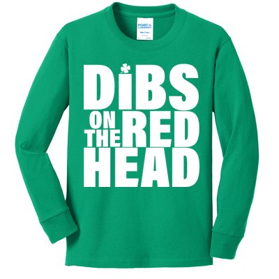 Dibs On The Redhead Kids Long Sleeve Shirt