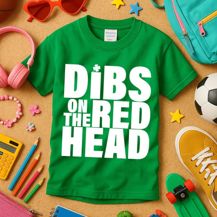 Dibs On The Redhead Kids T-Shirt