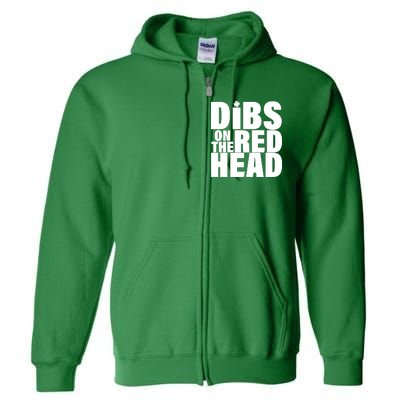 Dibs On The Redhead Full Zip Hoodie