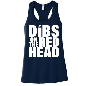 Dibs On The Redhead Women's Racerback Tank