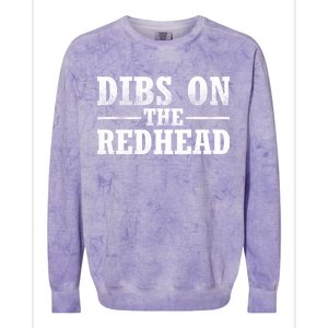 Dibs On The Redhead St. Patrick's Day Colorblast Crewneck Sweatshirt