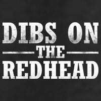 Dibs On The Redhead St. Patrick's Day Garment-Dyed Fleece Hoodie
