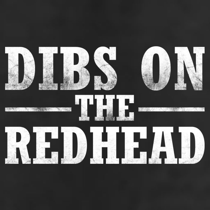 Dibs On The Redhead St. Patrick's Day Garment-Dyed Fleece Hoodie