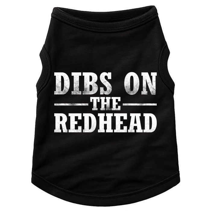 Dibs On The Redhead St. Patrick's Day Doggie Tank