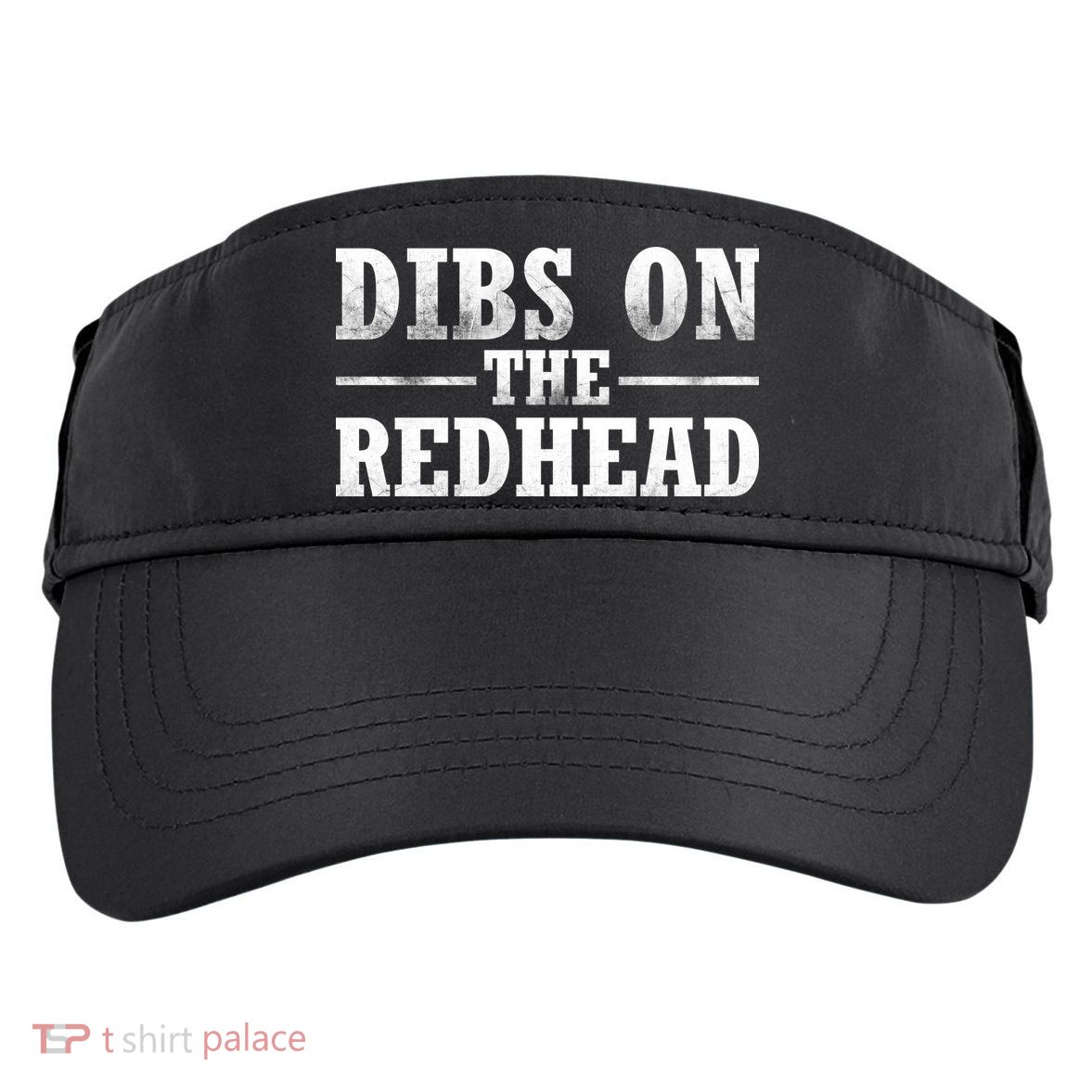 Dibs On The Redhead St. Patrick's Day Adult Drive Performance Visor