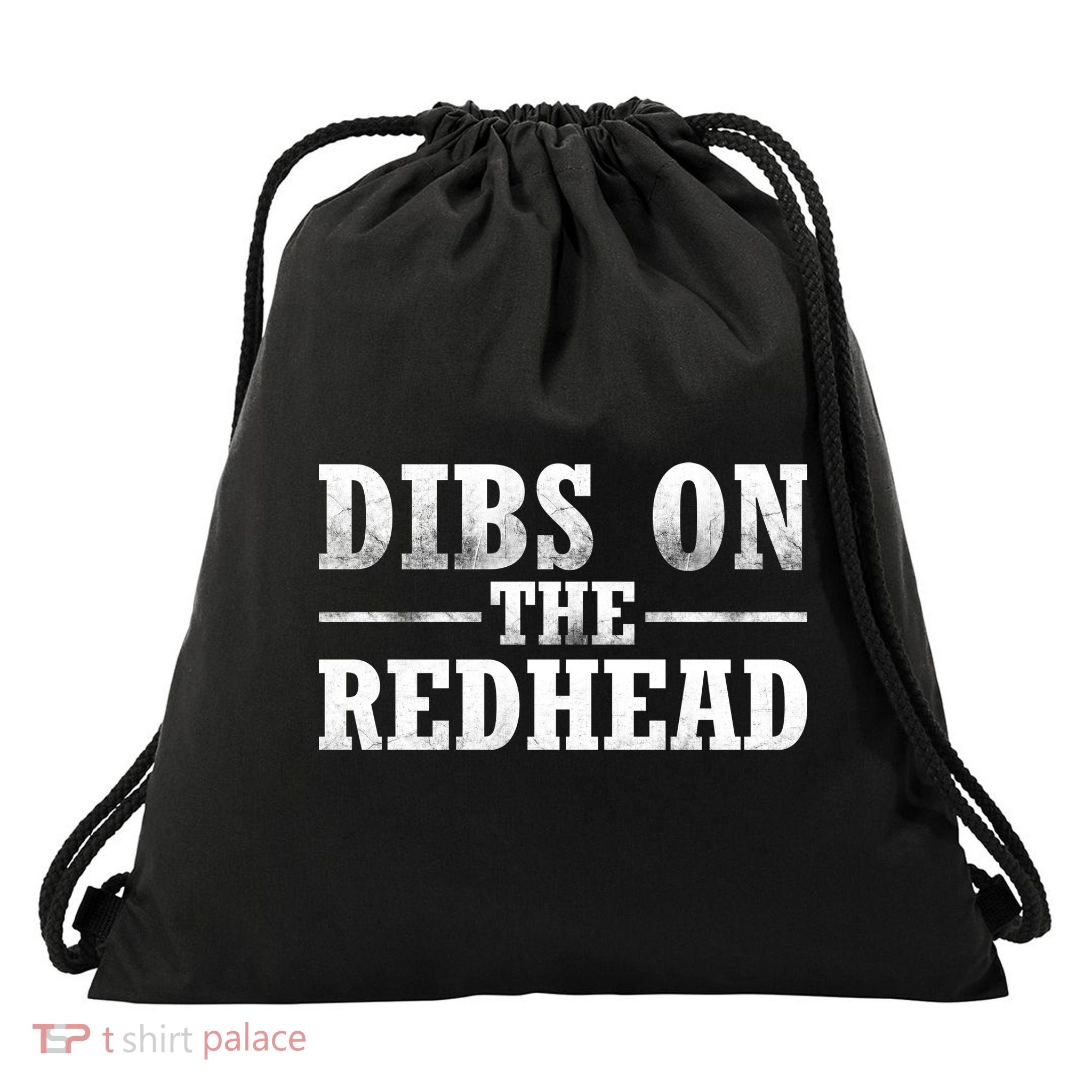 Dibs On The Redhead St. Patrick's Day Drawstring Bag