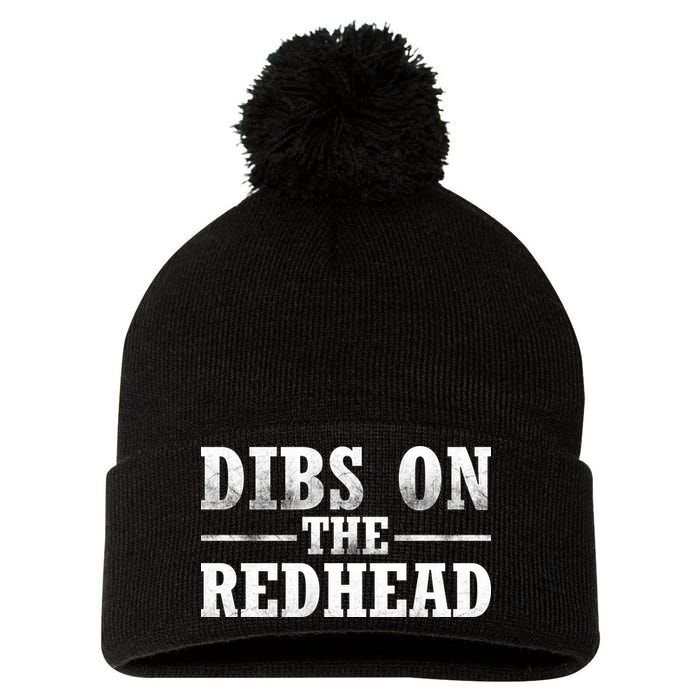 Dibs On The Redhead St. Patrick's Day Pom Pom 12in Knit Beanie