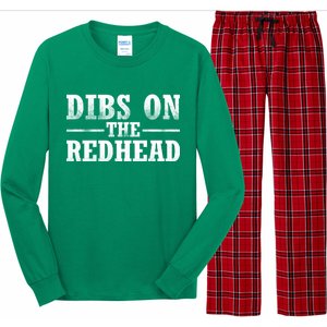 Dibs On The Redhead St. Patrick's Day Long Sleeve Pajama Set