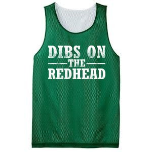 Dibs On The Redhead St. Patrick's Day Mesh Reversible Basketball Jersey Tank