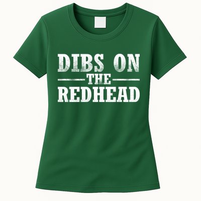 Dibs On The Redhead St. Patrick's Day Womens T-Shirt