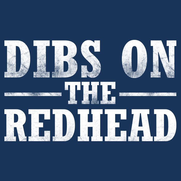 Dibs On The Redhead St. Patrick's Day Infant Baby Jersey Bodysuit