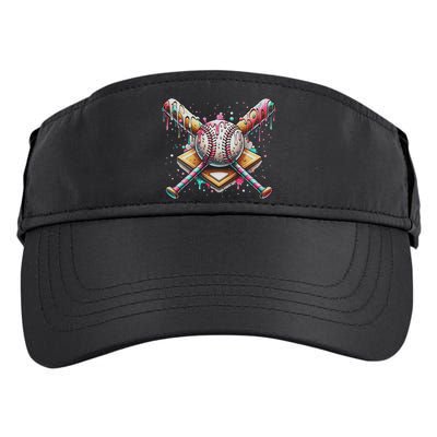 Drip Ice Cream Dripping Baseball Player Adult Drive Performance Visor