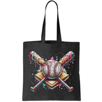 Drip Ice Cream Dripping Baseball Player Bag