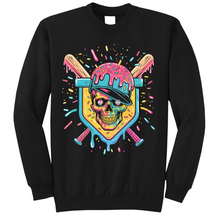 Drip Ice Cream Skull Sweatshirt