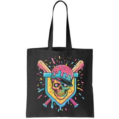 Drip Ice Cream Skull Bag