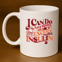 Diabetic I Can Do Anything Except Make Insulin 11oz C Handle Ceramic Mug