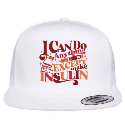 Diabetic I Can Do Anything Except Make Insulin Flat Bill Trucker Hat