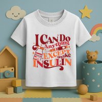 Diabetic I Can Do Anything Except Make Insulin Toddler T-Shirt