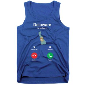 Delaware Is Calling Gift Tank Top