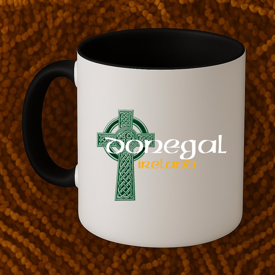 Donegal Ireland County Celtic Gaelic Football And Hurling Gift Mug