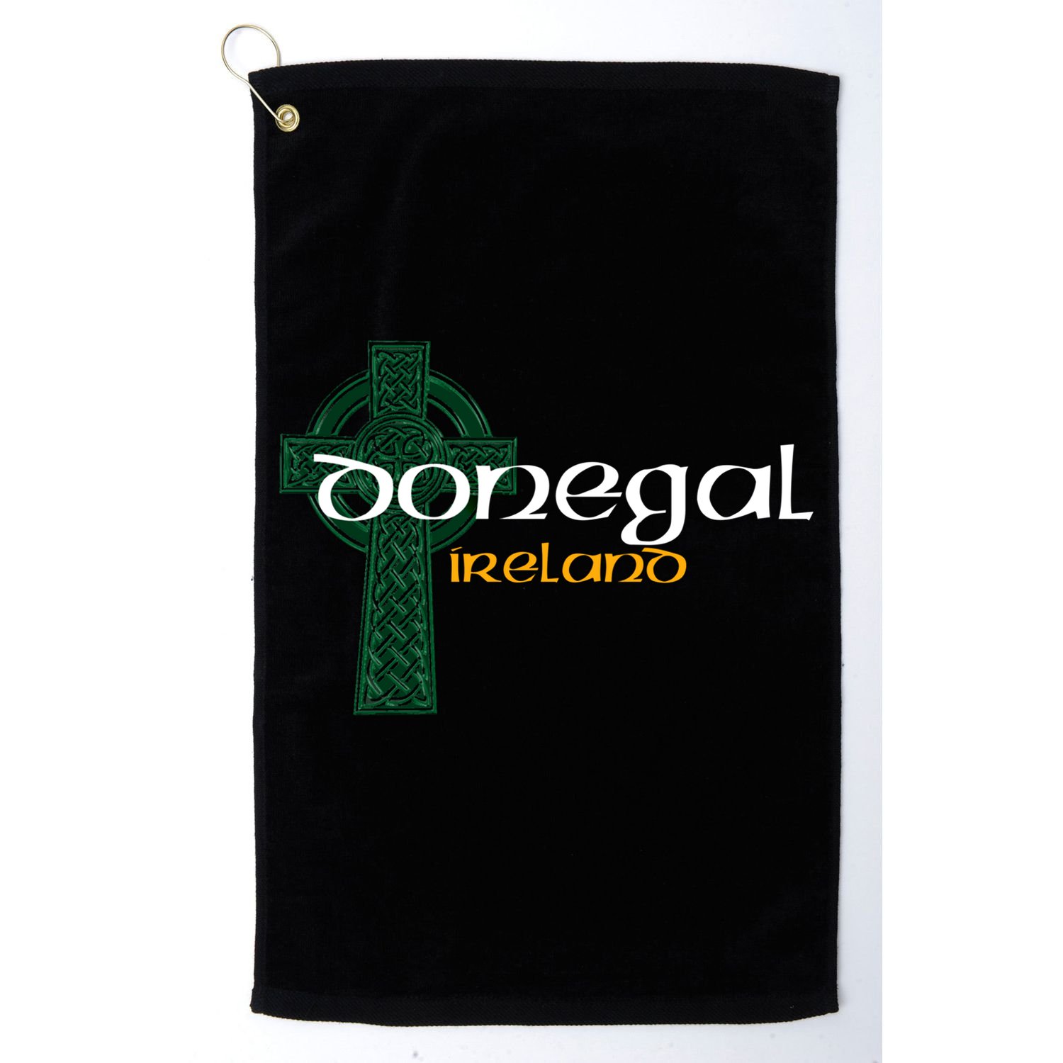 Donegal Ireland County Celtic Gaelic Football And Hurling Gift Golf Towel