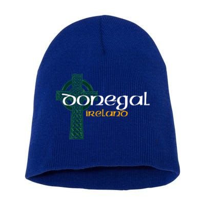 Donegal Ireland County Celtic Gaelic Football And Hurling Gift Short Acrylic Beanie