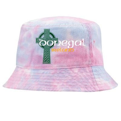 Donegal Ireland County Celtic Gaelic Football And Hurling Gift Tie-Dyed Bucket Hat