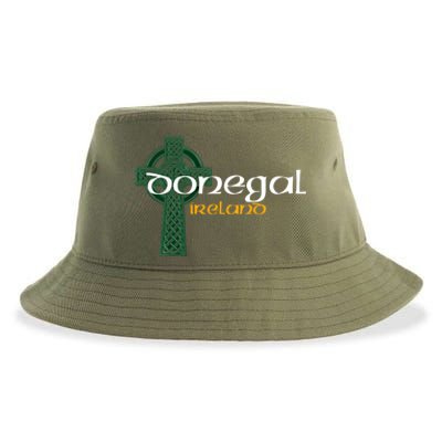 Donegal Ireland County Celtic Gaelic Football And Hurling Gift Sustainable Bucket Hat