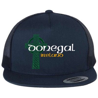 Donegal Ireland County Celtic Gaelic Football And Hurling Gift Flat Bill Trucker Hat