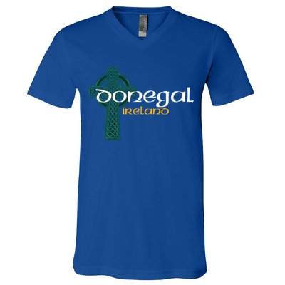 Donegal Ireland County Celtic Gaelic Football And Hurling Cool Gift V-Neck T-Shirt