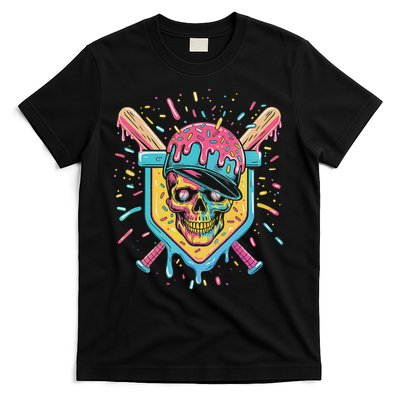 Drip Ice Cream Skull T-Shirt