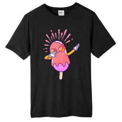 Dabbing Ice Cream Cute Ice Cream Dabbing Popsicle Tall Fusion ChromaSoft Performance T-Shirt