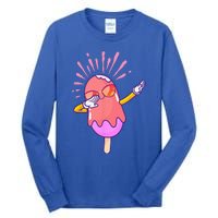 Dabbing Ice Cream Cute Ice Cream Dabbing Popsicle Tall Long Sleeve T-Shirt