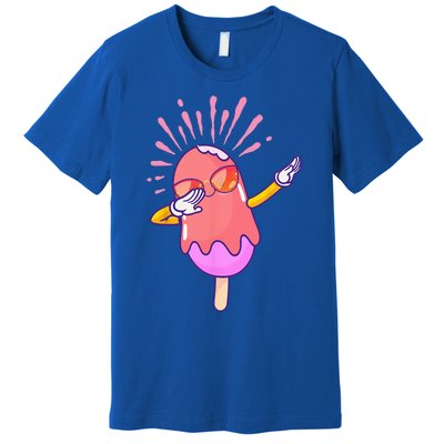 Dabbing Ice Cream Cute Ice Cream Dabbing Popsicle Premium T-Shirt