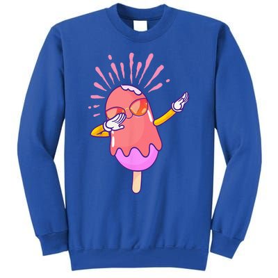 Dabbing Ice Cream Cute Ice Cream Dabbing Popsicle Tall Sweatshirt