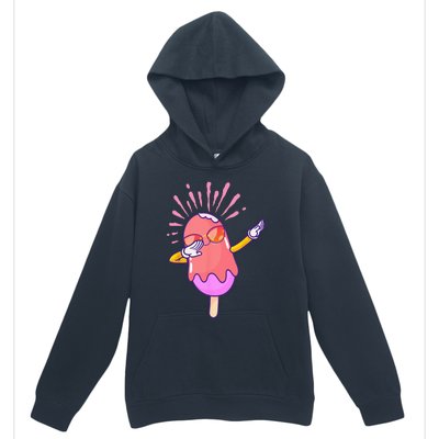 Dabbing Ice Cream Cute Ice Cream Dabbing Popsicle Urban Pullover Hoodie