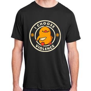 Duck I Choose Violence Adult ChromaSoft Performance T-Shirt