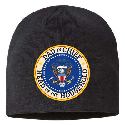 Dad In Chief Head Of Household Sustainable Beanie