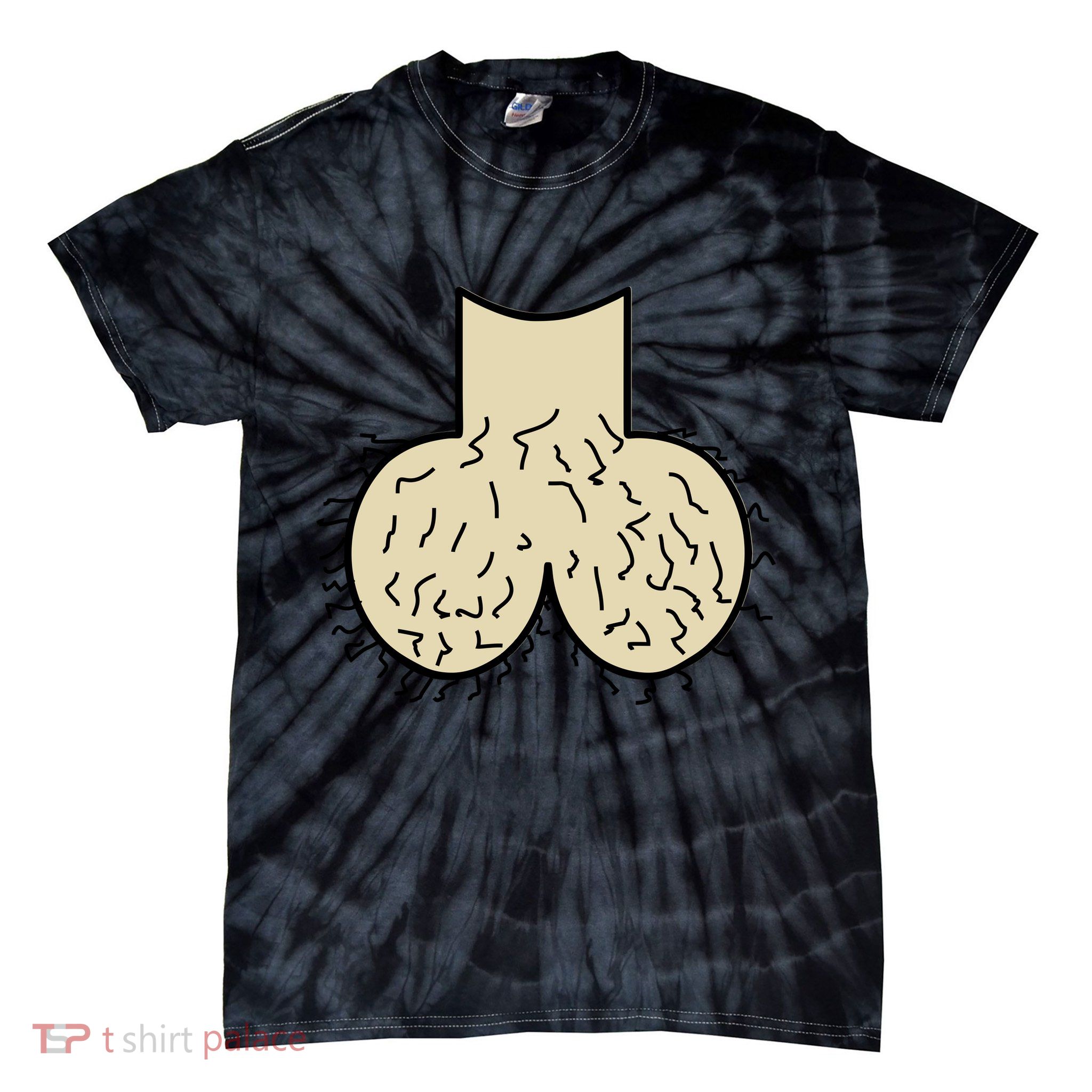 Dick Head Ball Sack Tie-Dye T-Shirt