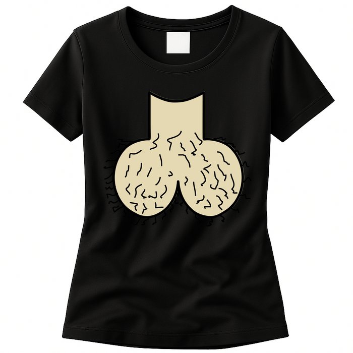 Dick Head Ball Sack Womens T-Shirt