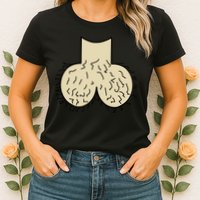 Dick Head Ball Sack Womens T-Shirt