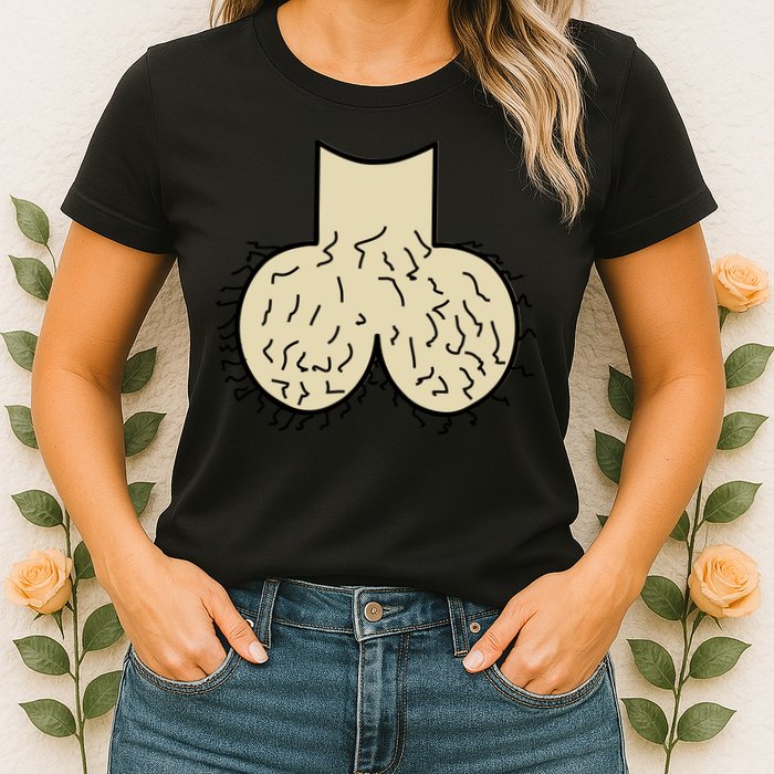 Dick Head Ball Sack Womens T-Shirt