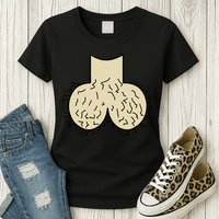 Dick Head Ball Sack Womens T-Shirt