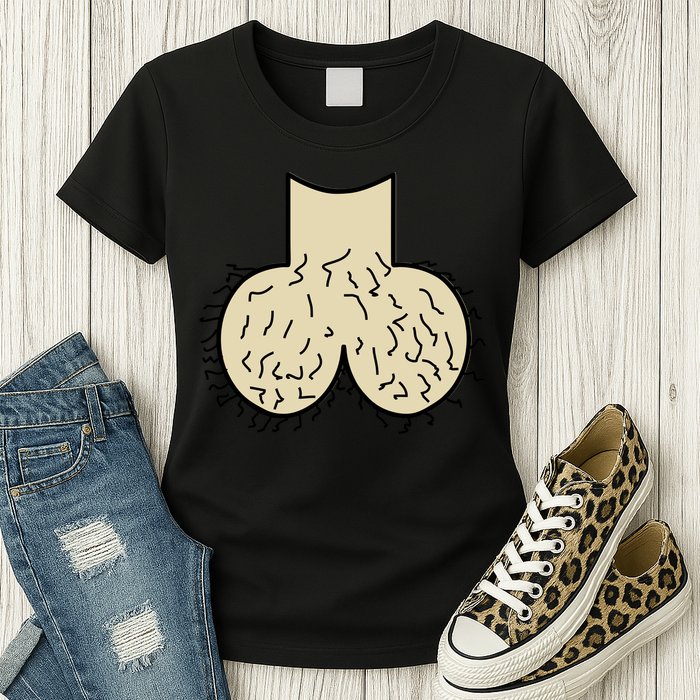 Dick Head Ball Sack Womens T-Shirt