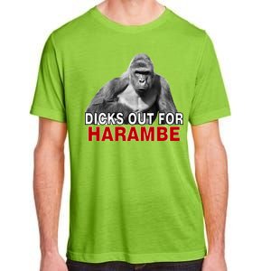 Dicks Out For Harambe Adult ChromaSoft Performance T-Shirt