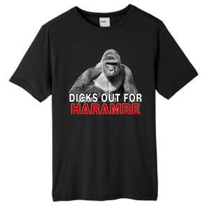 Dicks Out For Harambe Tall Fusion ChromaSoft Performance T-Shirt